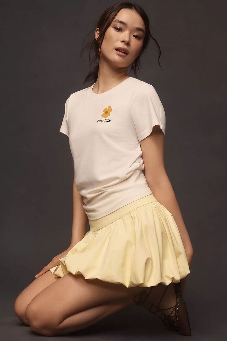 Anthropologie X Wild Fever Studio Music Festival Graphic Tee XS NEW - Picture 3 of 6
